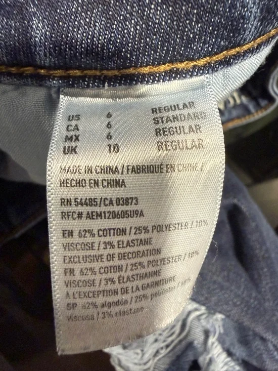 American Eagle Hi-Rise Jegging Crop-Women’s Size 6 - Picture 13 of 13